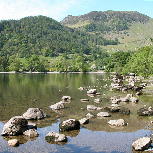 landscape view near Glencoyne farm Lake District