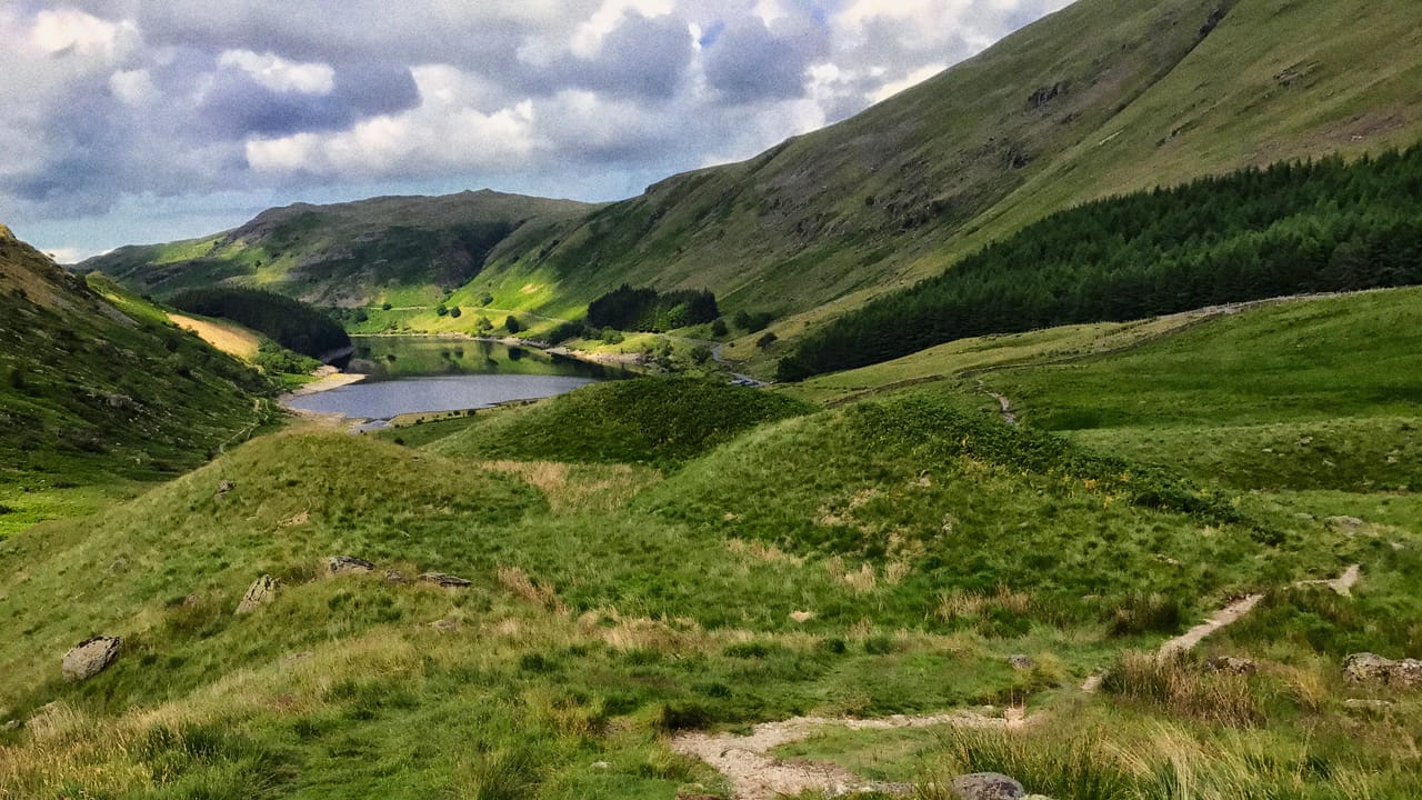 mountain range near Haweswater Lake District